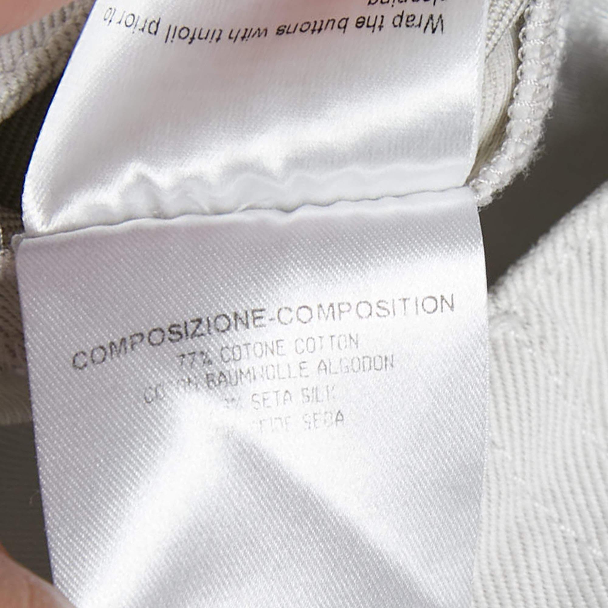 Donna S.S. White Pantaloncini regolari in gabardine di Gucci in vendita