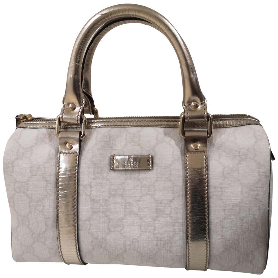 Gucci white gold leather hardware speedy case bag at 1stDibs | gucci speedy, gucci speedy bag