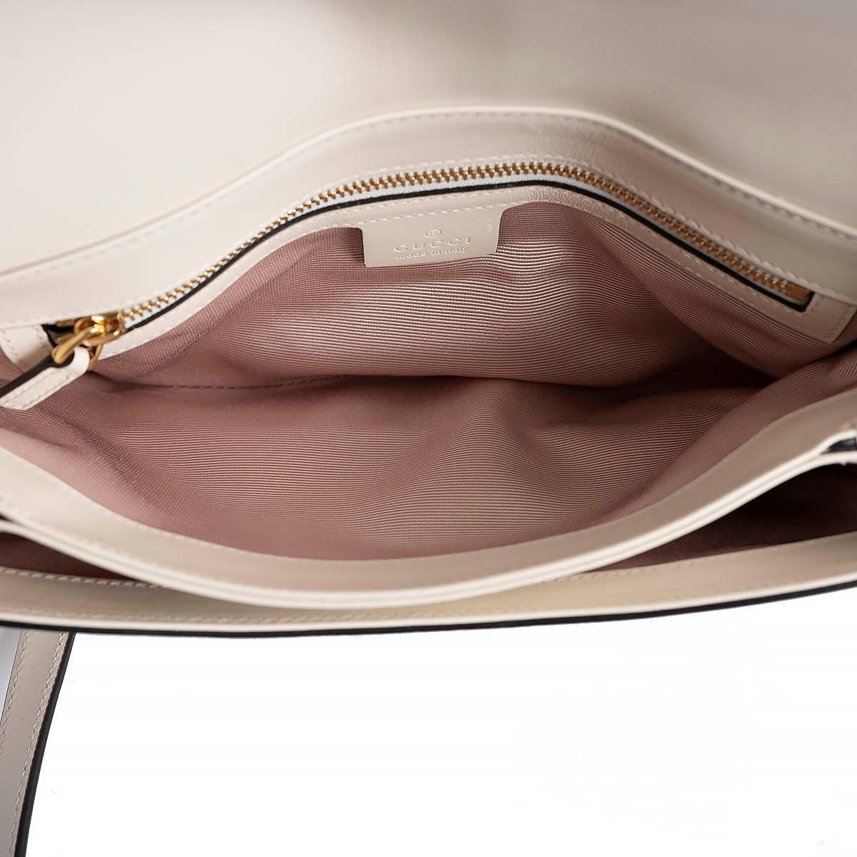 GUCCI white leather 2019 ARLI SMALL Shoulder Bag For Sale 1