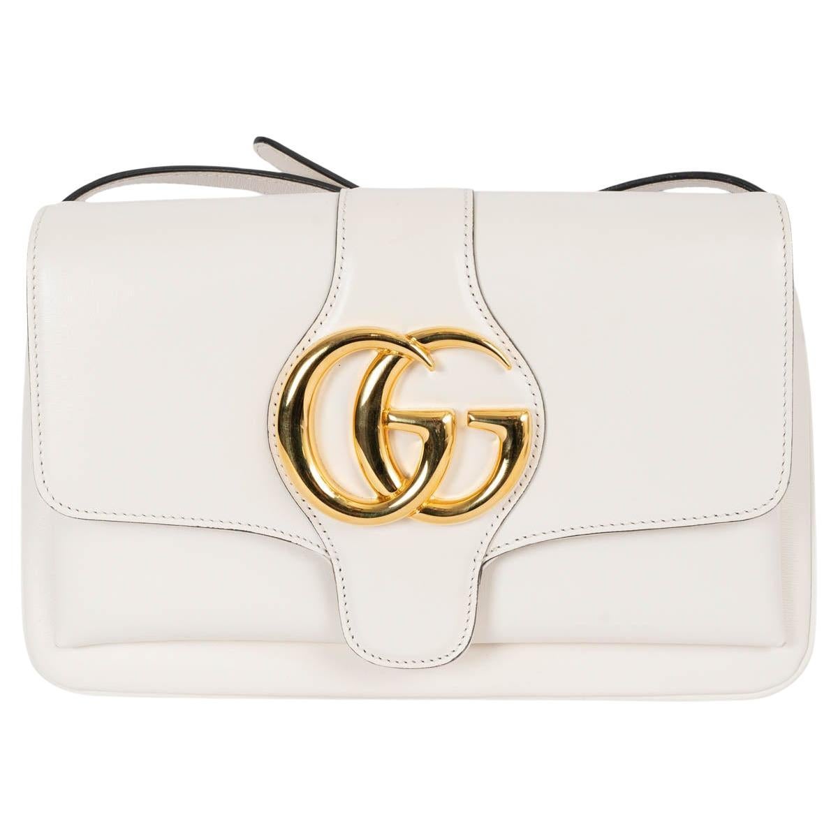 GUCCI white leather 2019 ARLI SMALL Shoulder Bag For Sale