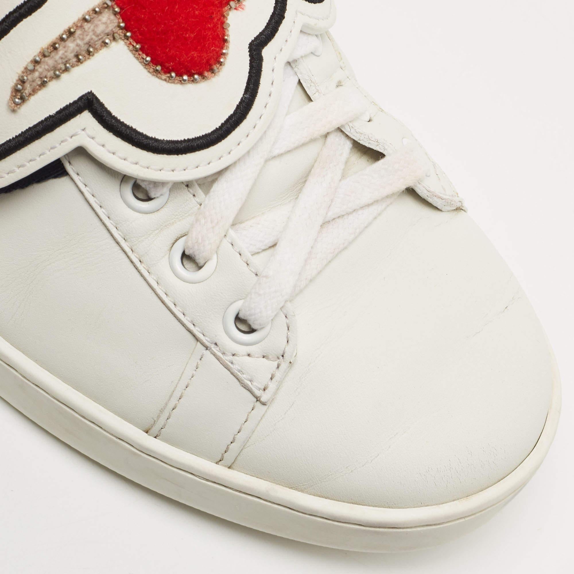 gucci heart trainers