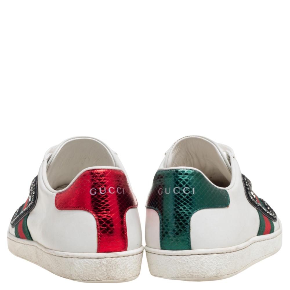 gucci safety pin sneakers