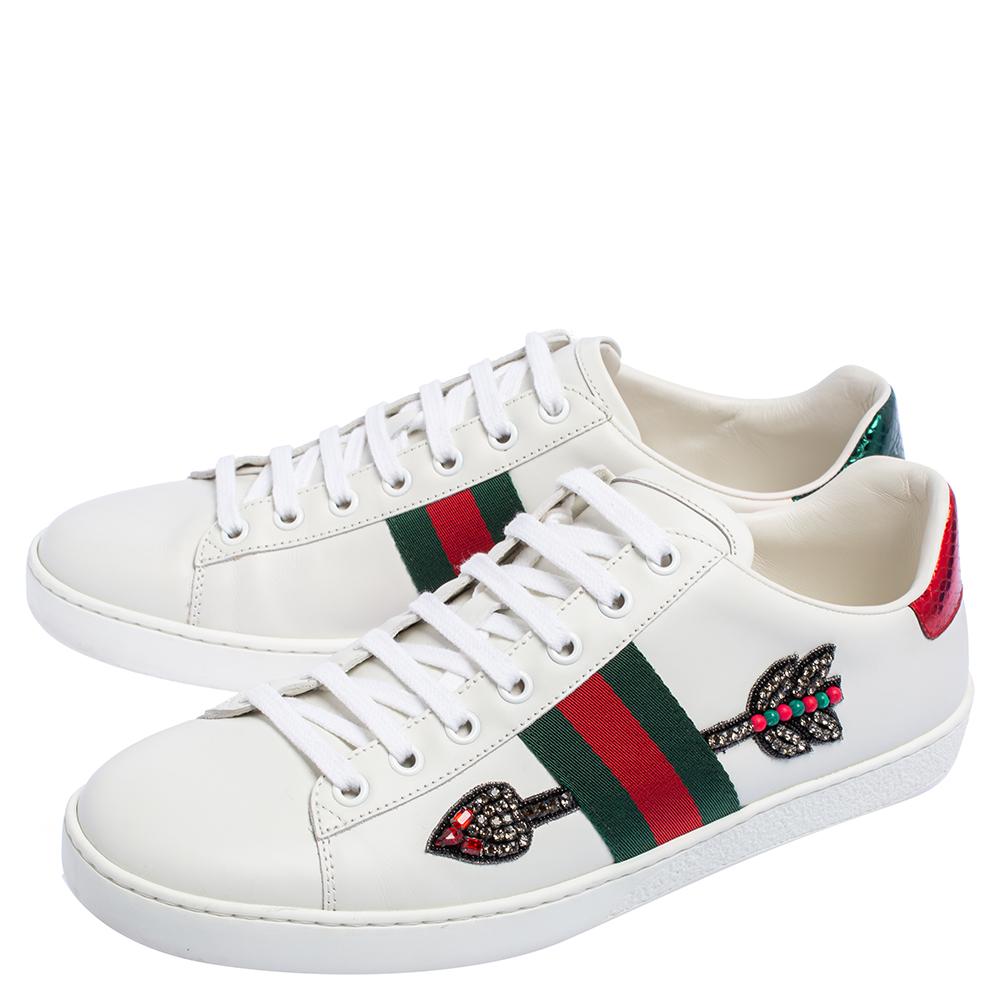 gucci ace arrow sneakers