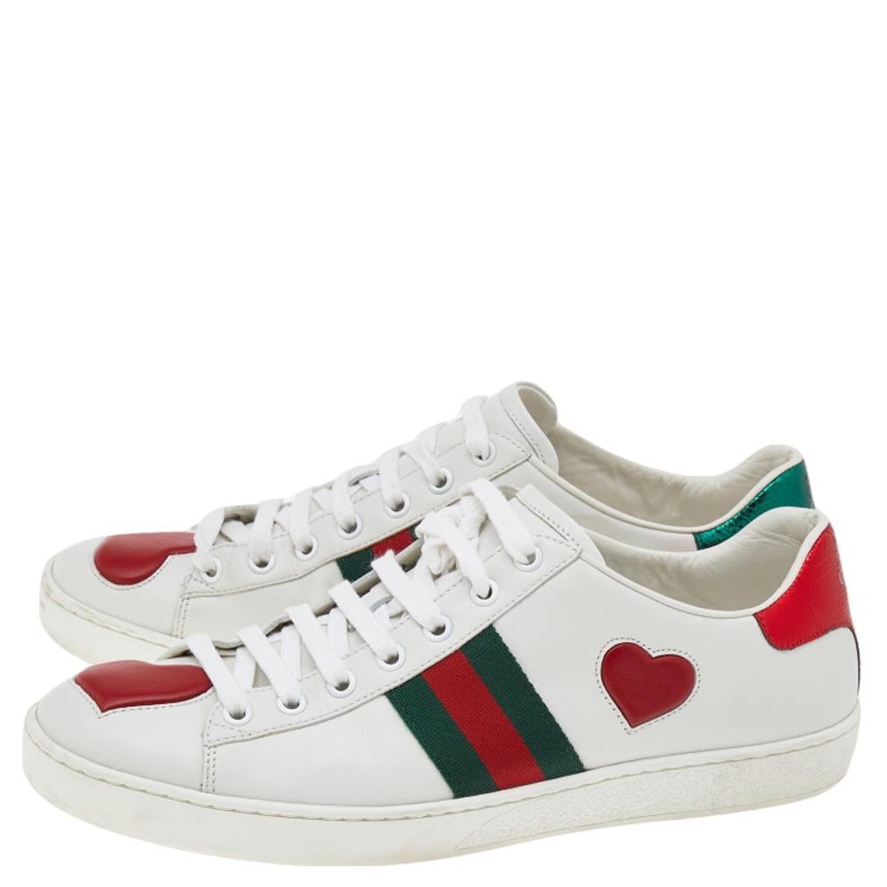 gucci heart sneakers