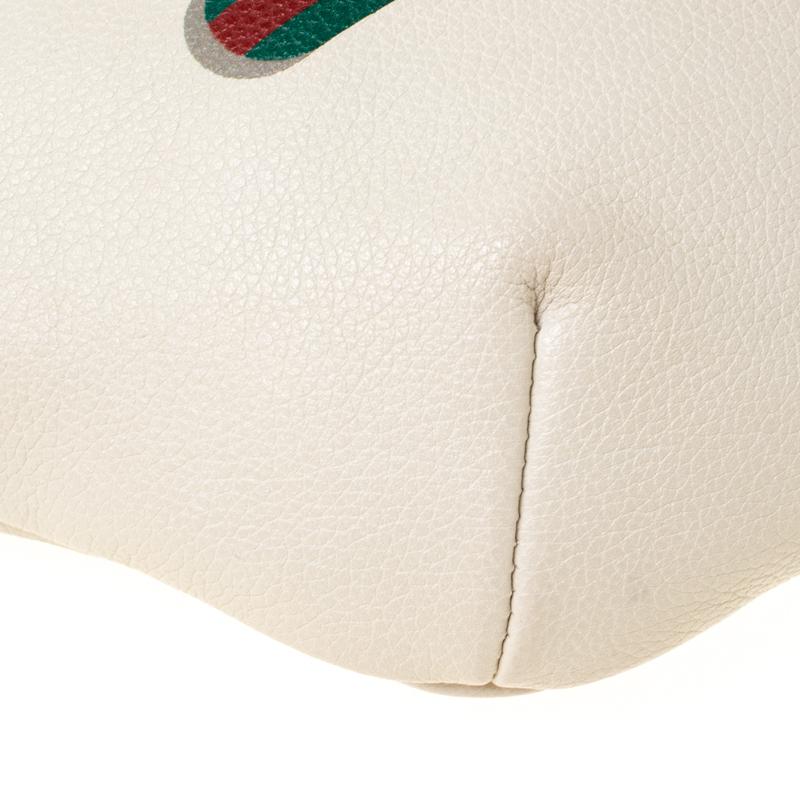 Women's Gucci White Leather Belt Bag