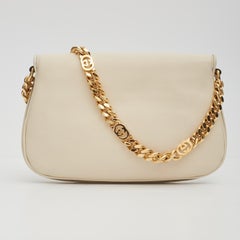 Gucci White Leather Blondie Shoulder Bag (699268)