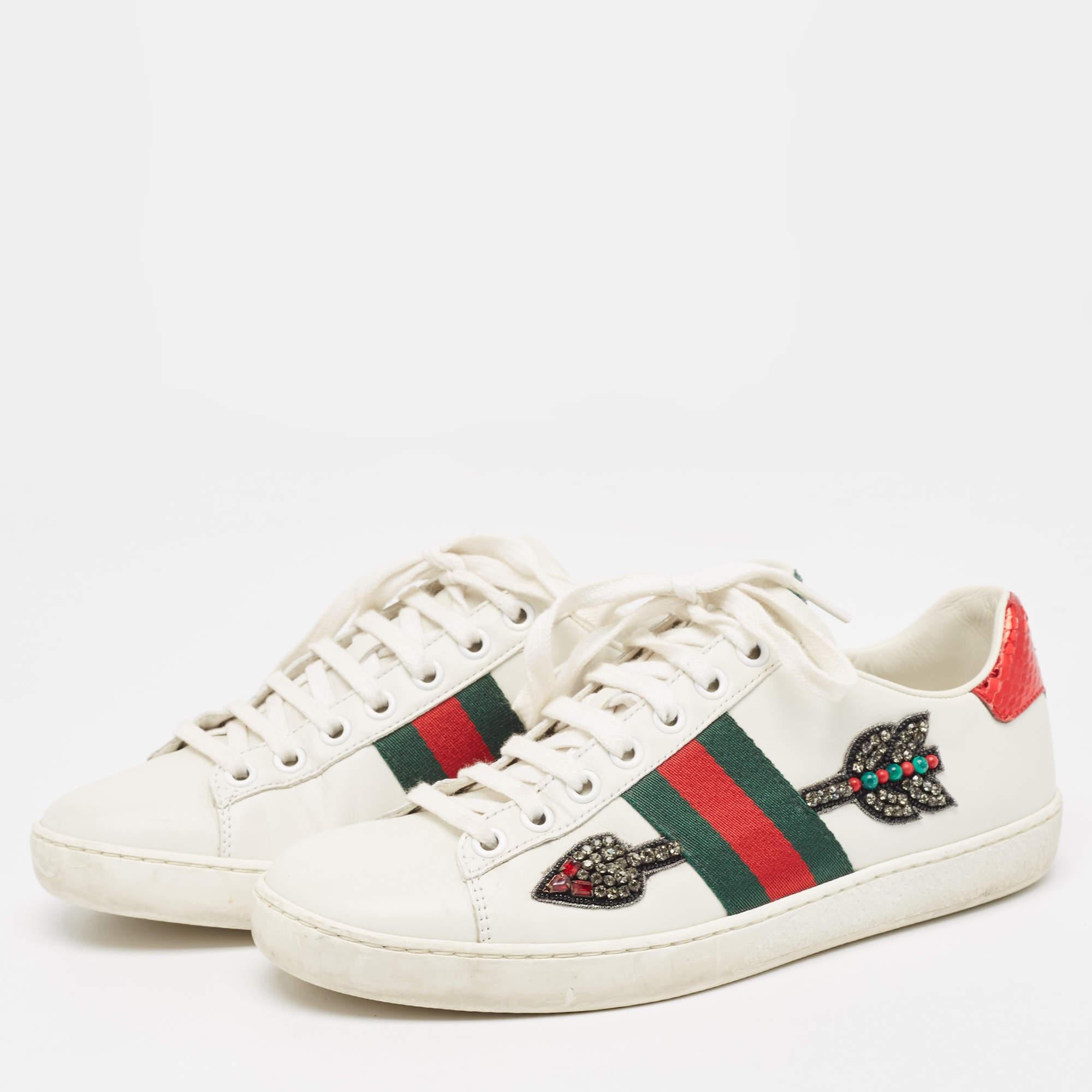 Coming in a classic silhouette these designer sneakers are a seamless combination of luxury comfort and style. These sneakers are finished with signature details and comfortable insoles.