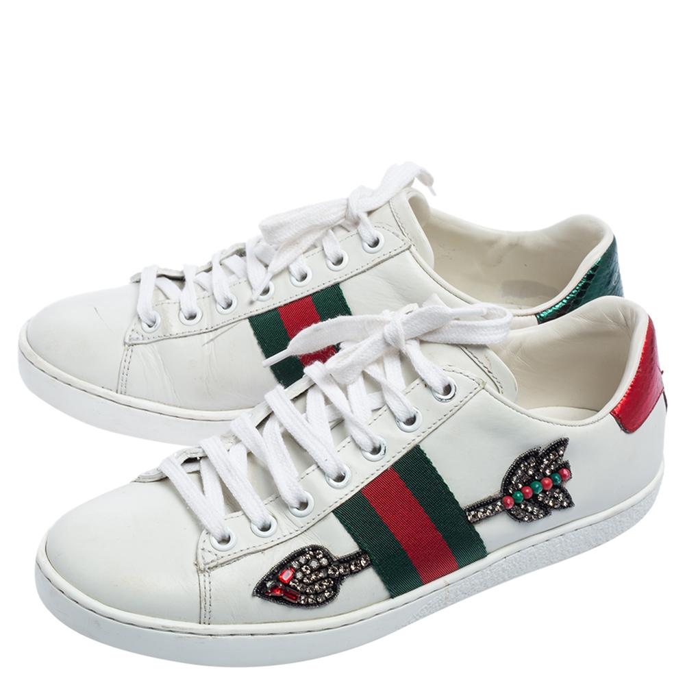 gucci ace sneakers arrow