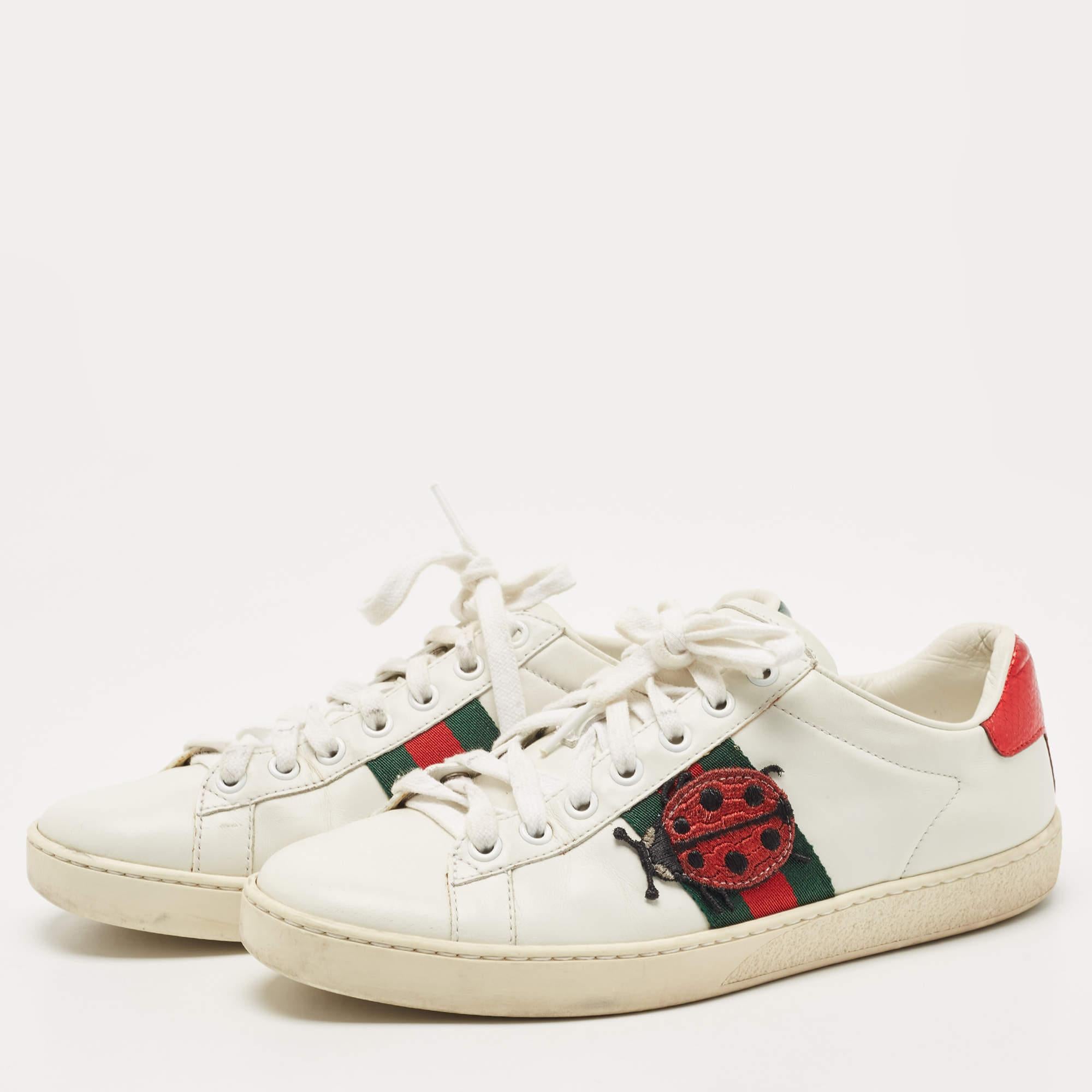 Gucci ladybird trainers 2025