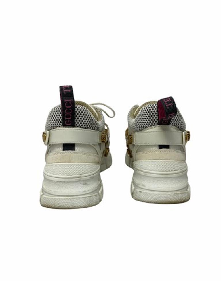 gucci white flashtrek sneakers