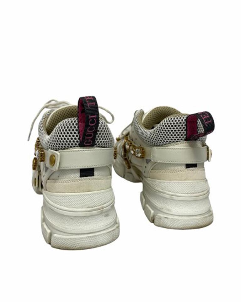 gucci flashtrek sneakers white