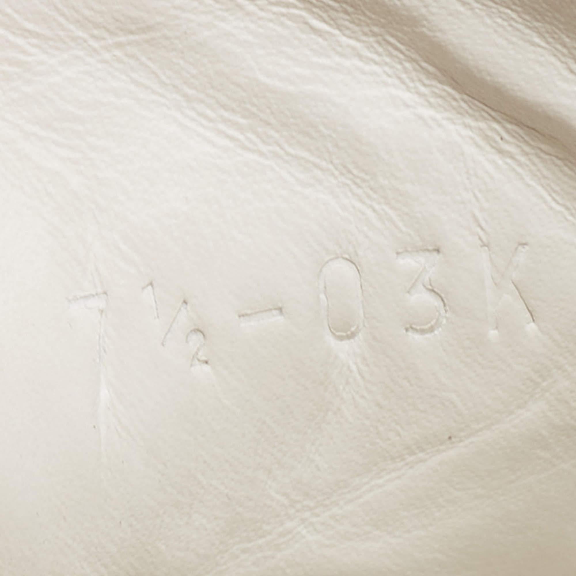 Weiße Leder-Logoband-Turnschuhe von Gucci, Größe 41.5 im Angebot 3