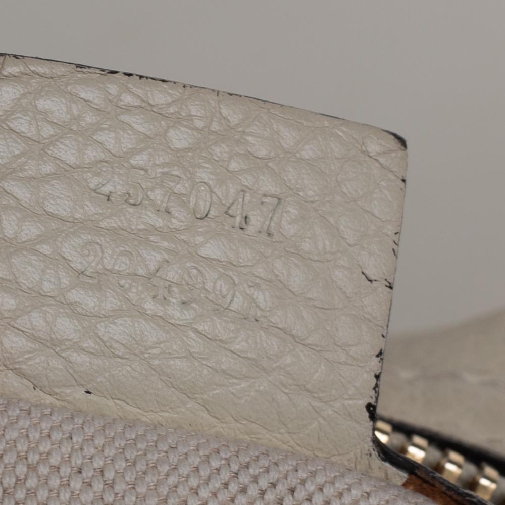Gucci White Leather Medium Madison Hobo 1