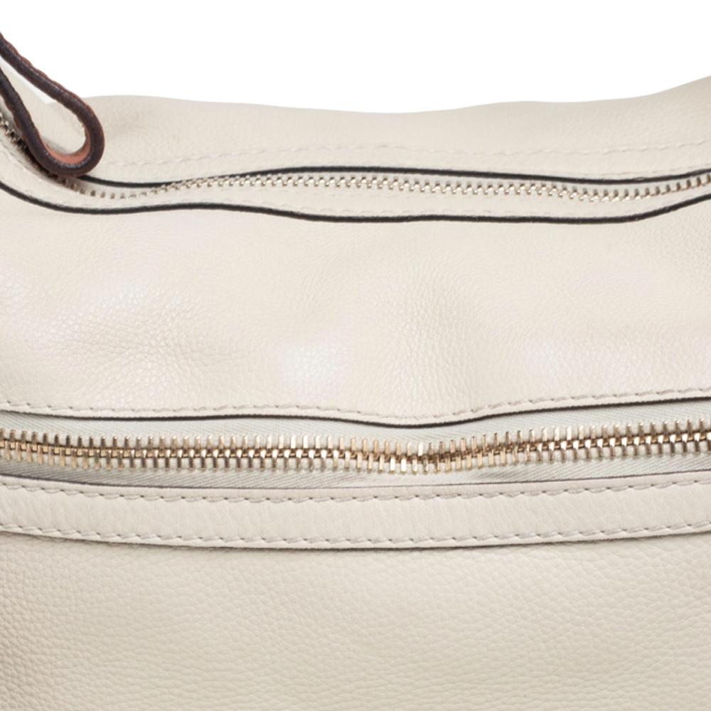 Gucci White Leather Medium Madison Hobo 2