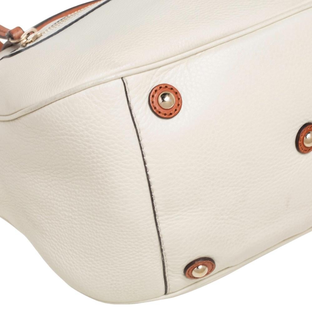Gucci White Leather Medium Madison Hobo 3