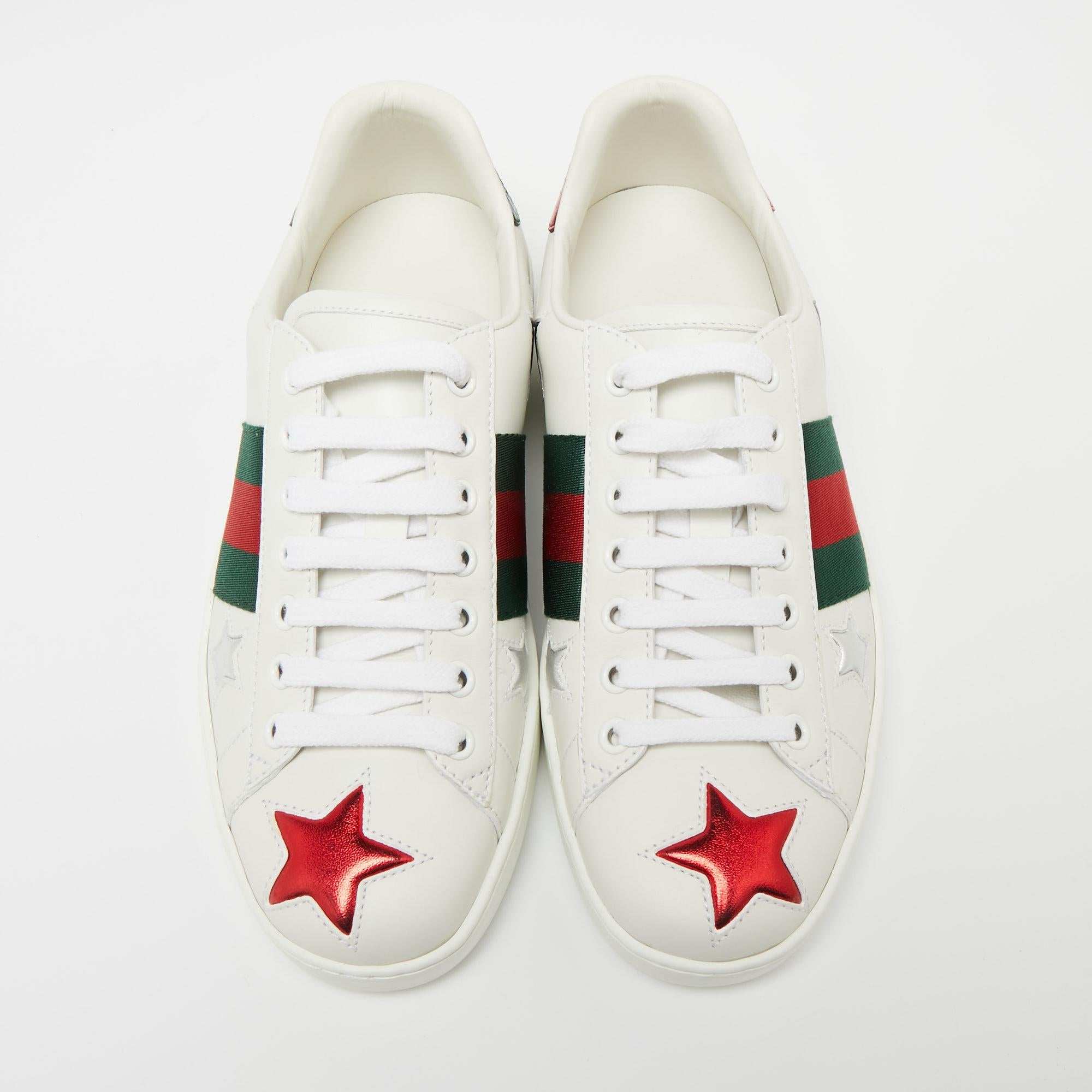 Gucci Star Sneakers - 3 For Sale on 1stDibs