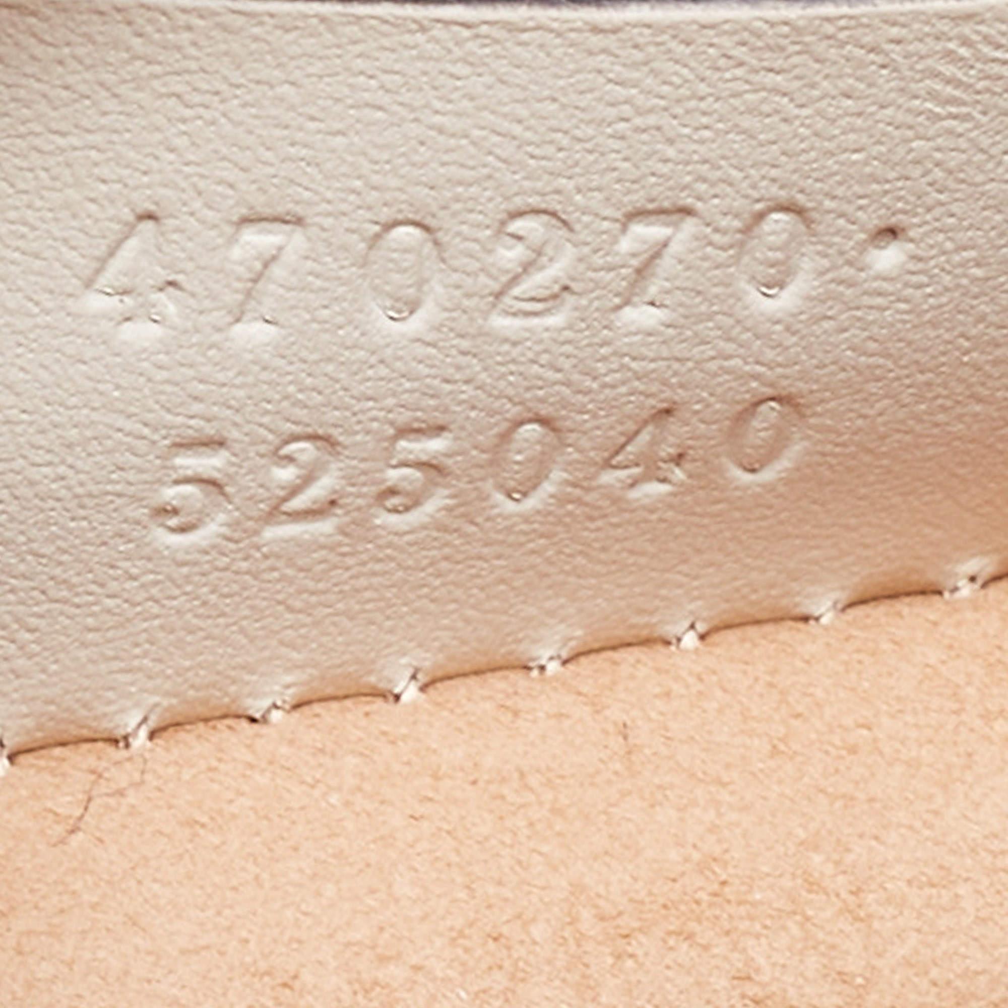 Gucci White Leather Mini Sylvie Top Handle Bag 10