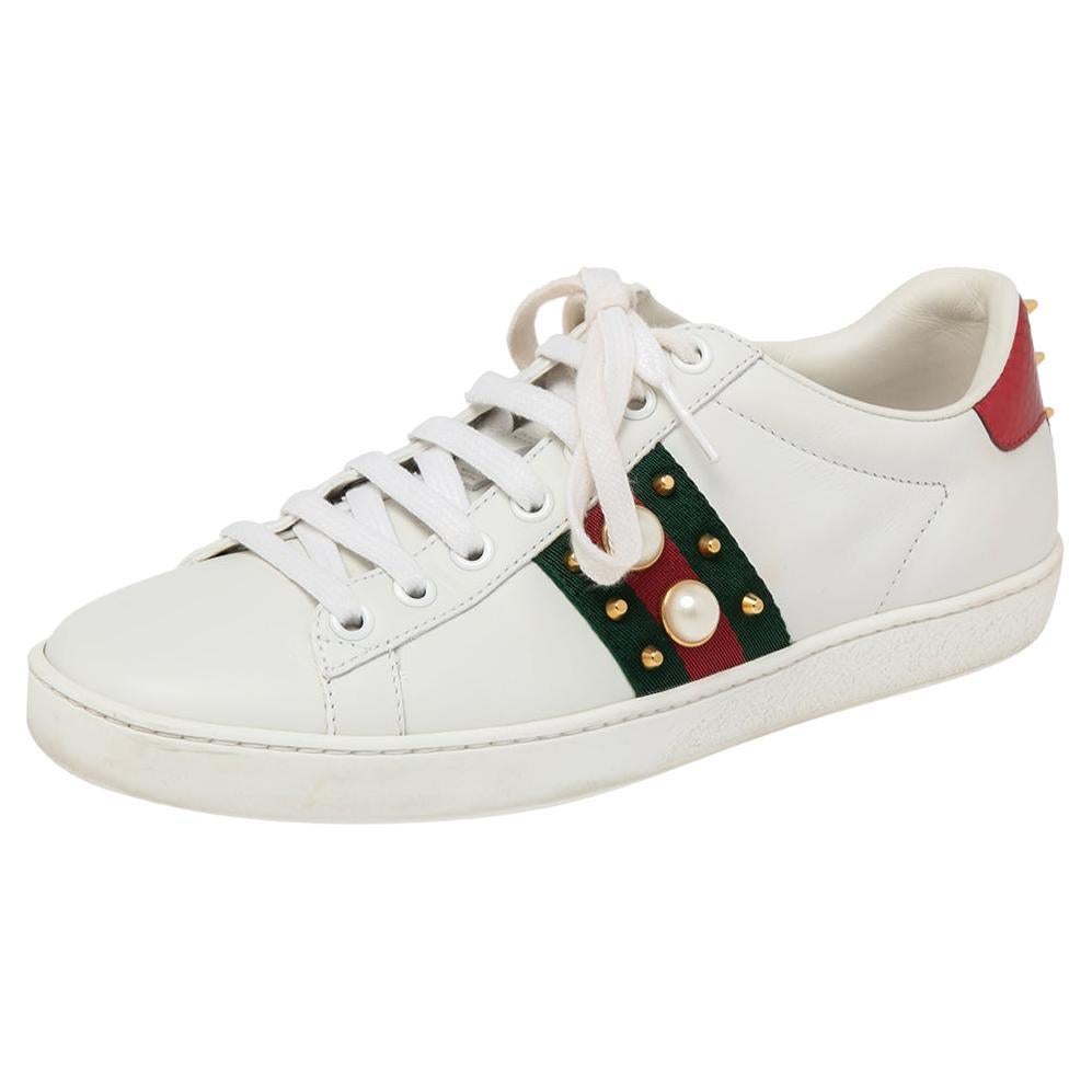 Gucci sneakers with pearls 2025
