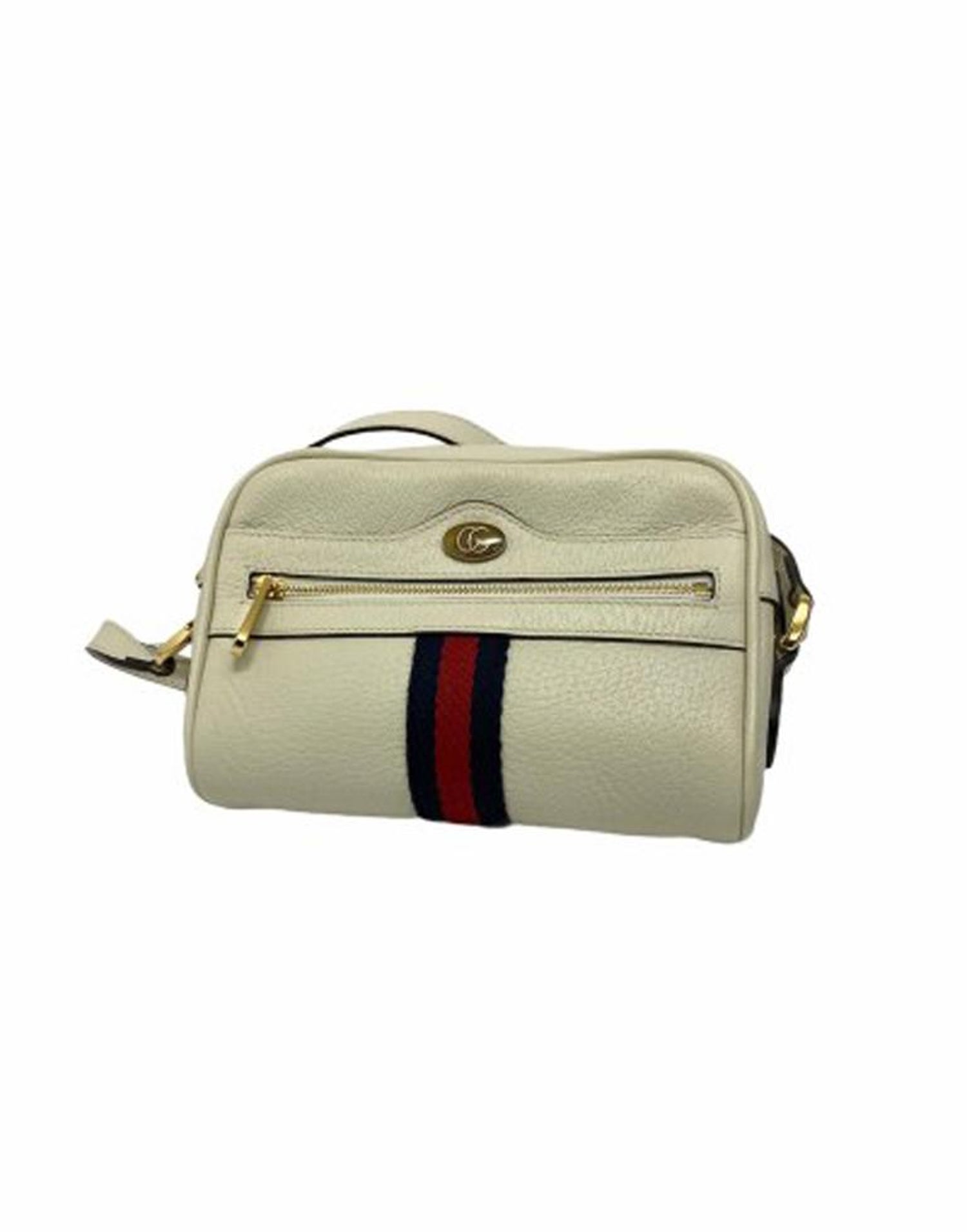 Gucci White Leather Ophidia Bag For Sale at 1stDibs