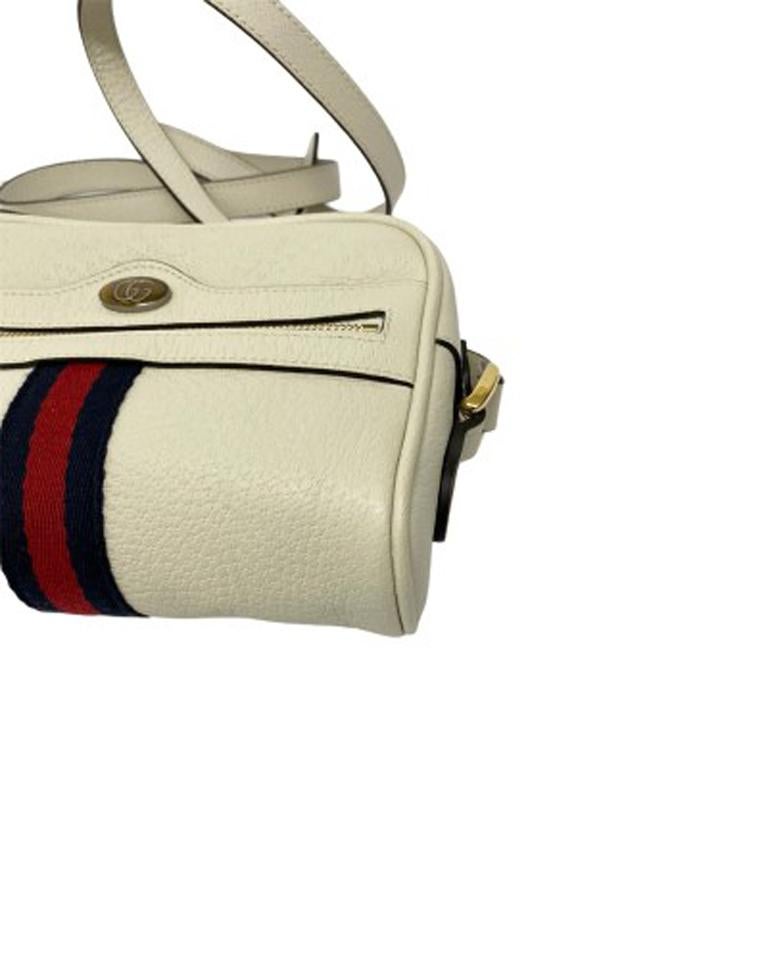 Women's Gucci White Leather Ophidia Bag