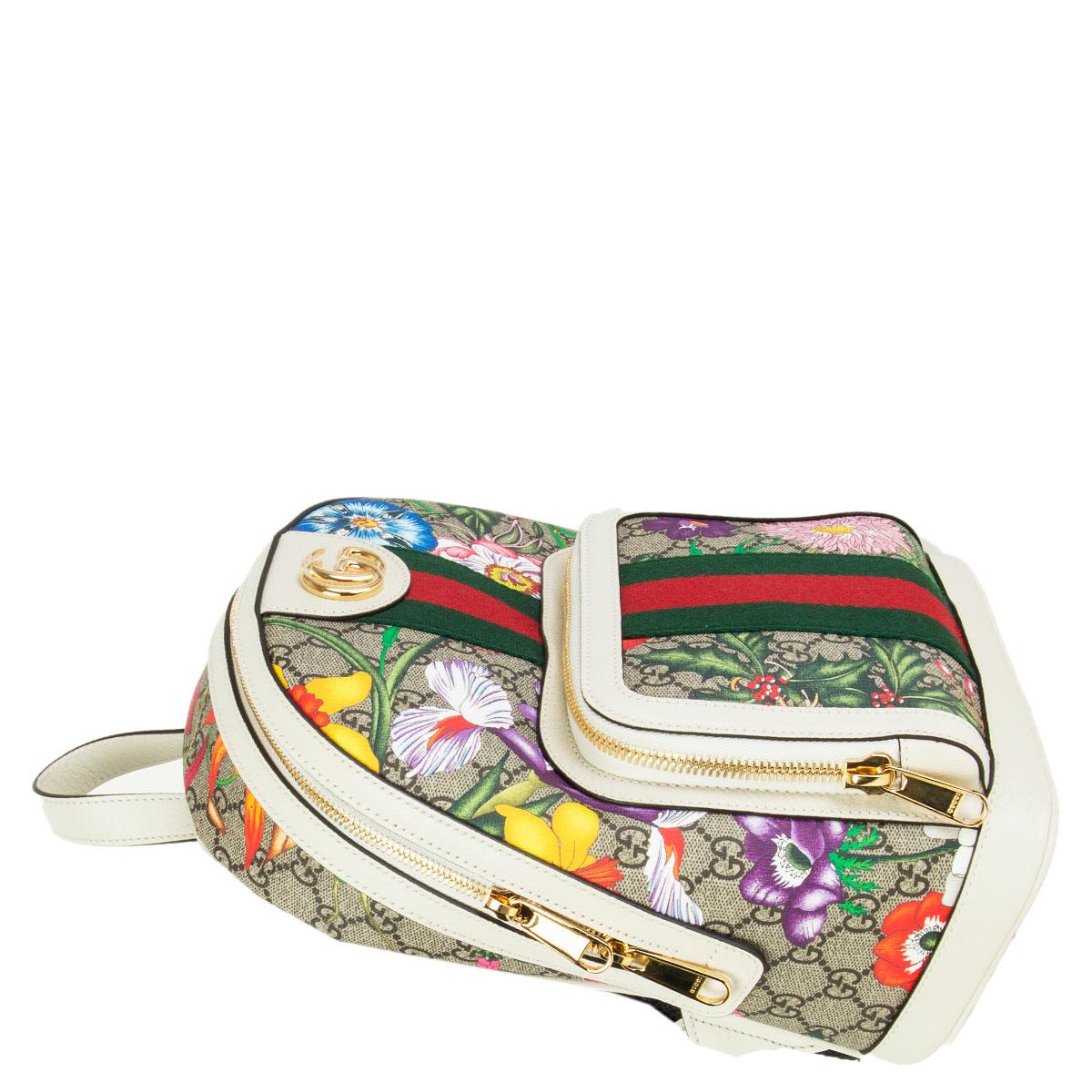 gucci ophidia floral backpack