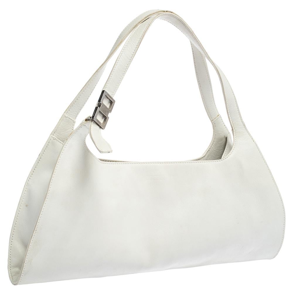 white gucci shoulder bag