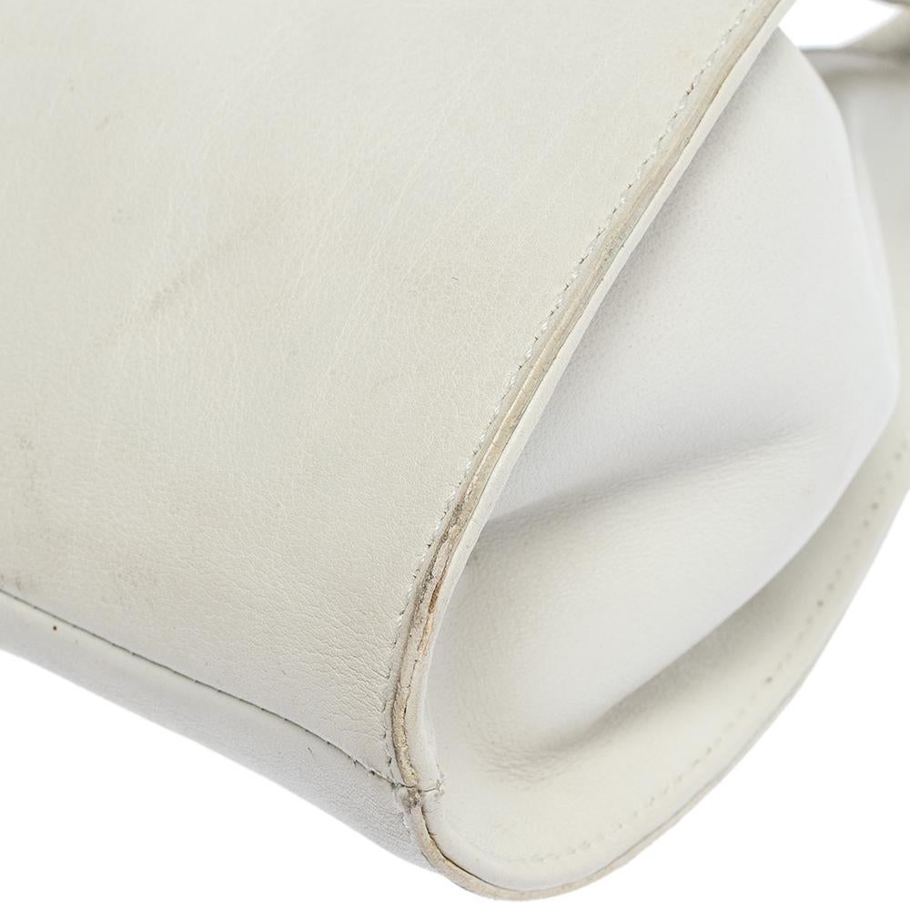 Women's Gucci White Leather Shoulder Bag