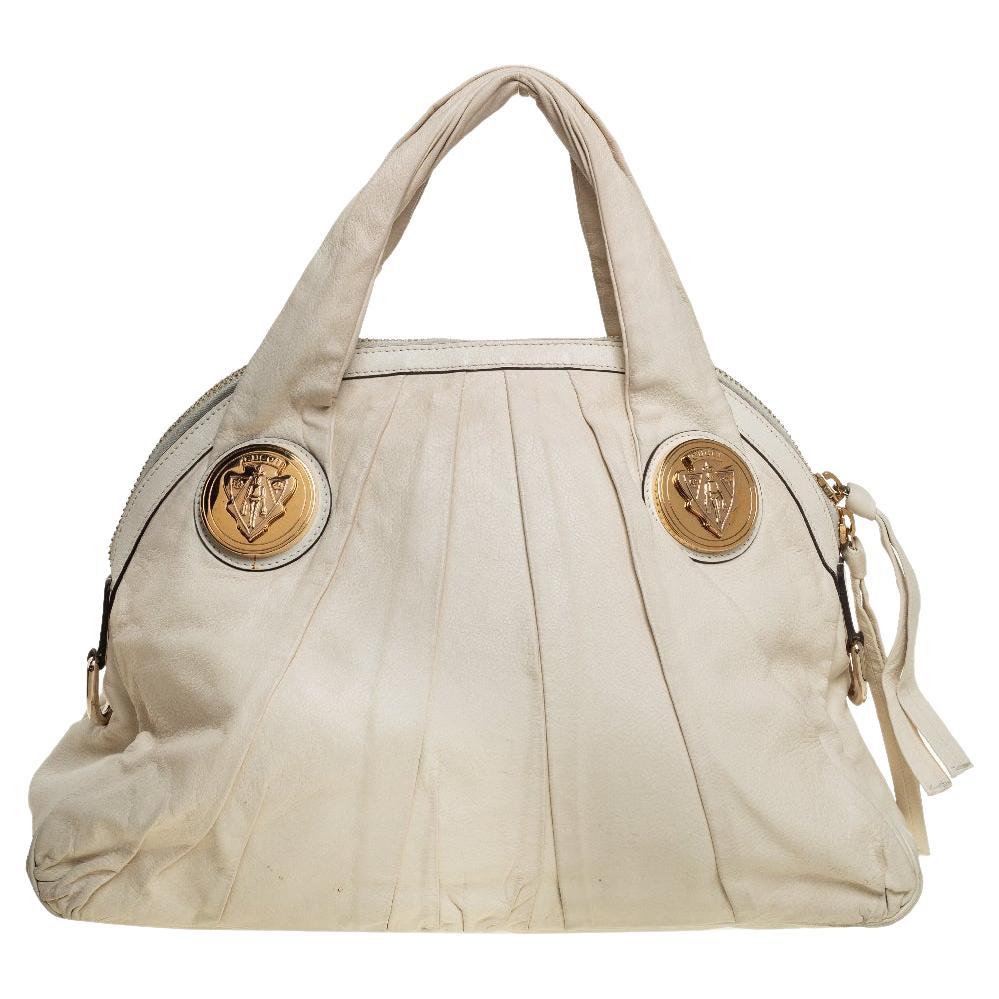 white gucci hand bolsa