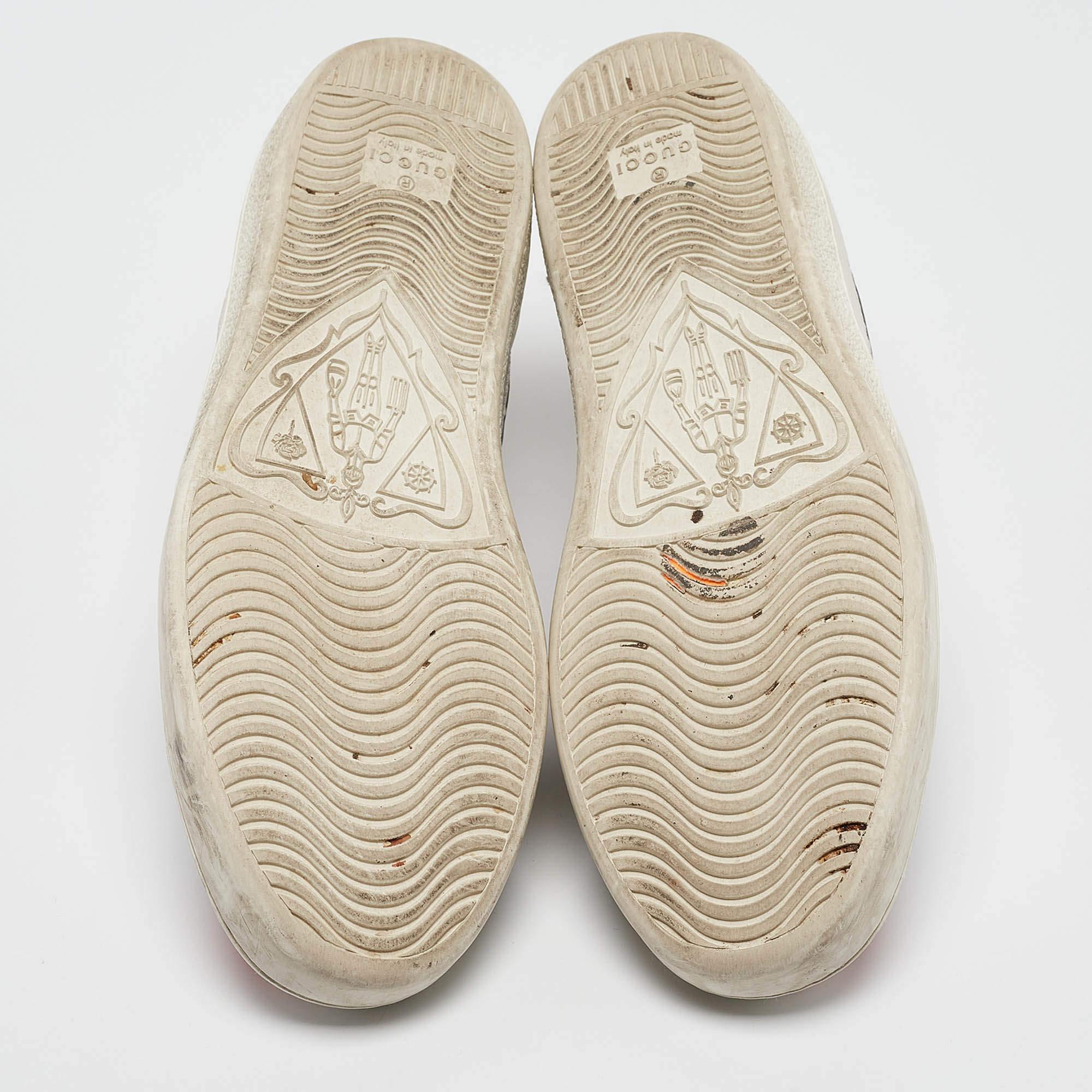 Gucci White Leather Star Ace Sneakers Size 38 2