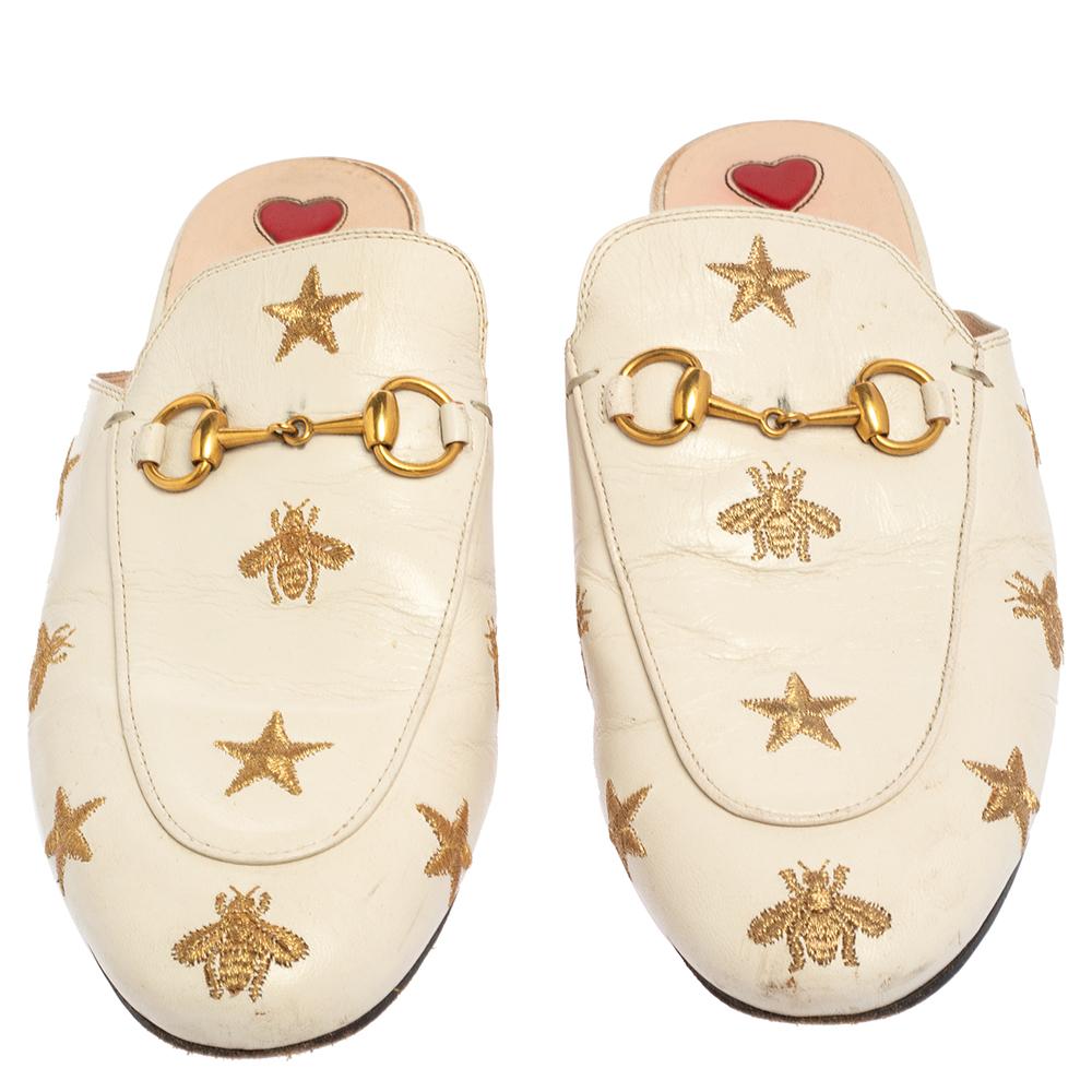 gucci bee mules