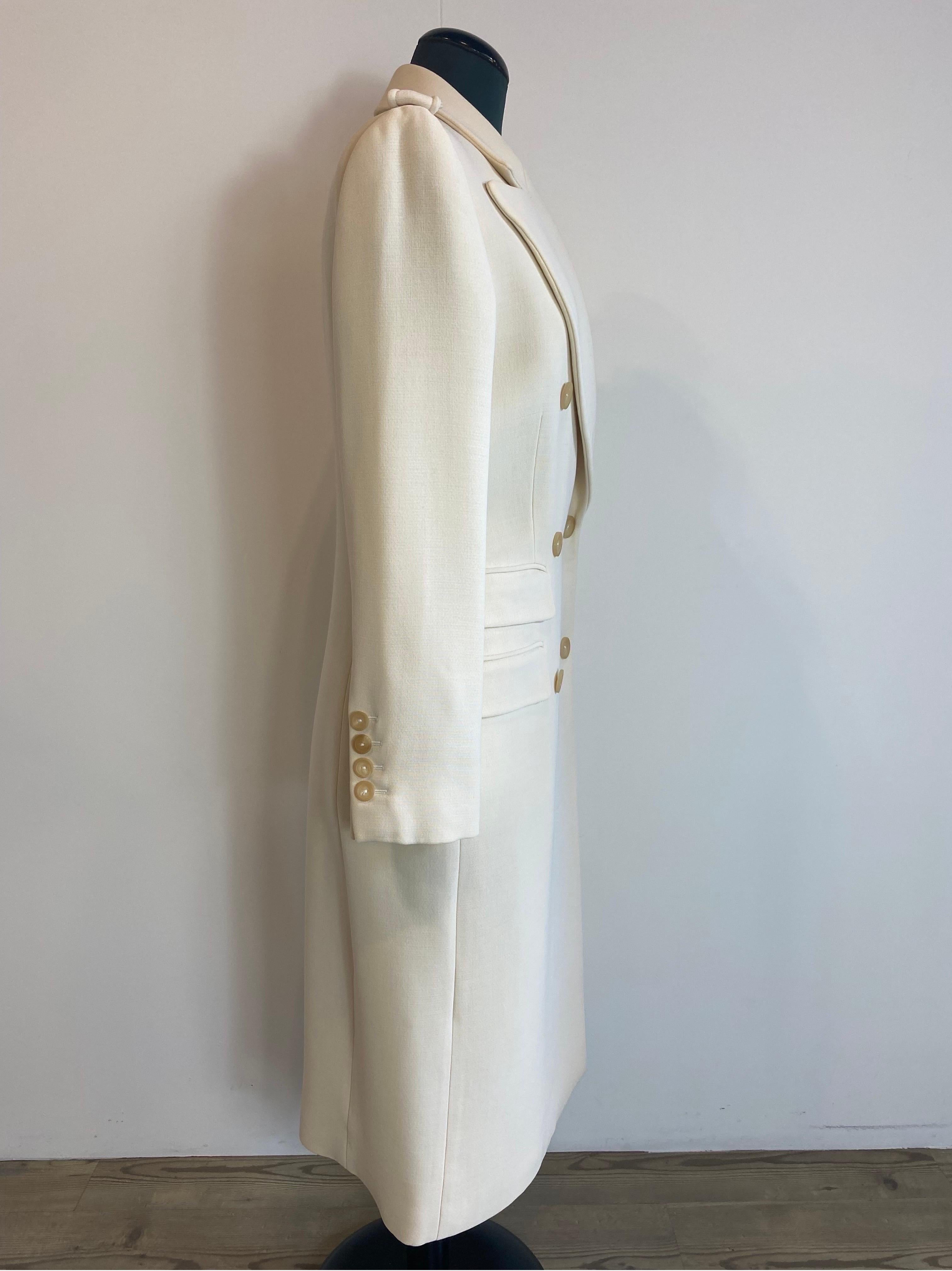 Abrigo largo blanco Gucci de Tom Ford 1996 A/I en Bueno estado para la venta en Carnate, IT