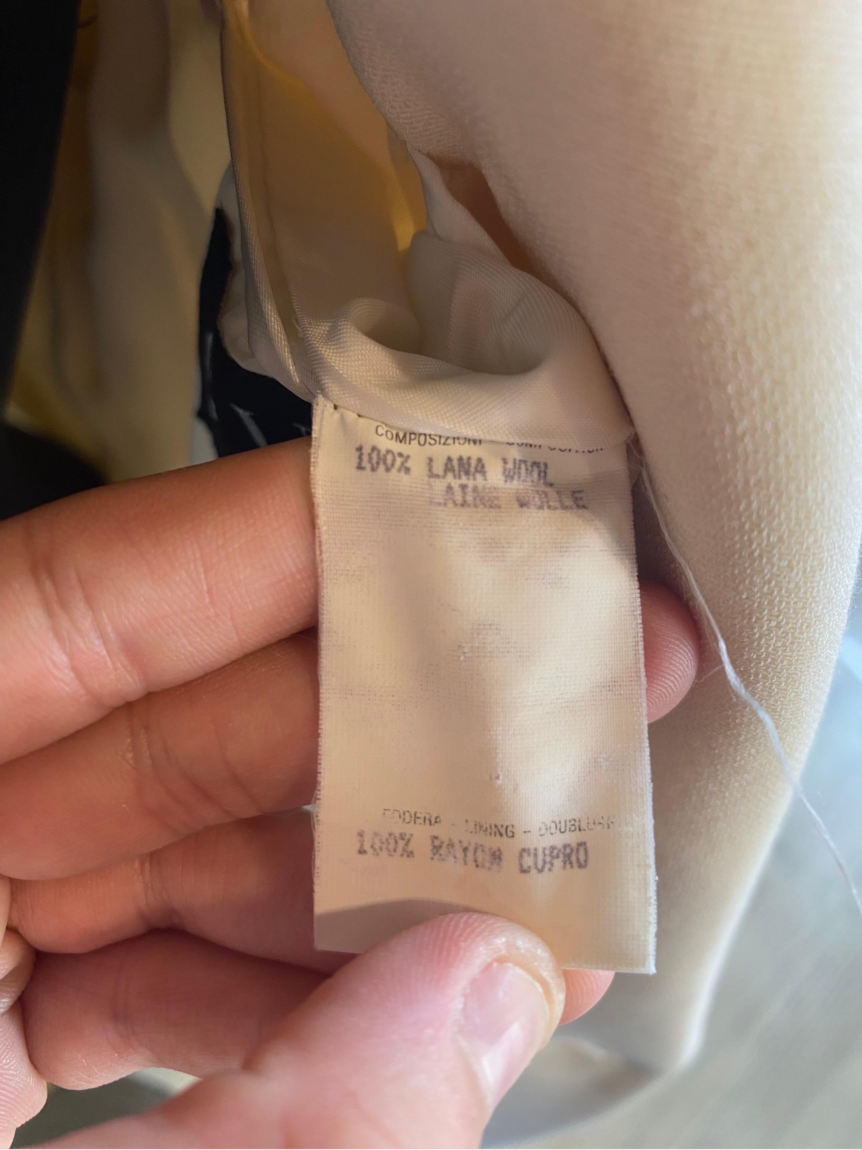 Abrigo largo blanco Gucci de Tom Ford 1996 A/I en venta 2