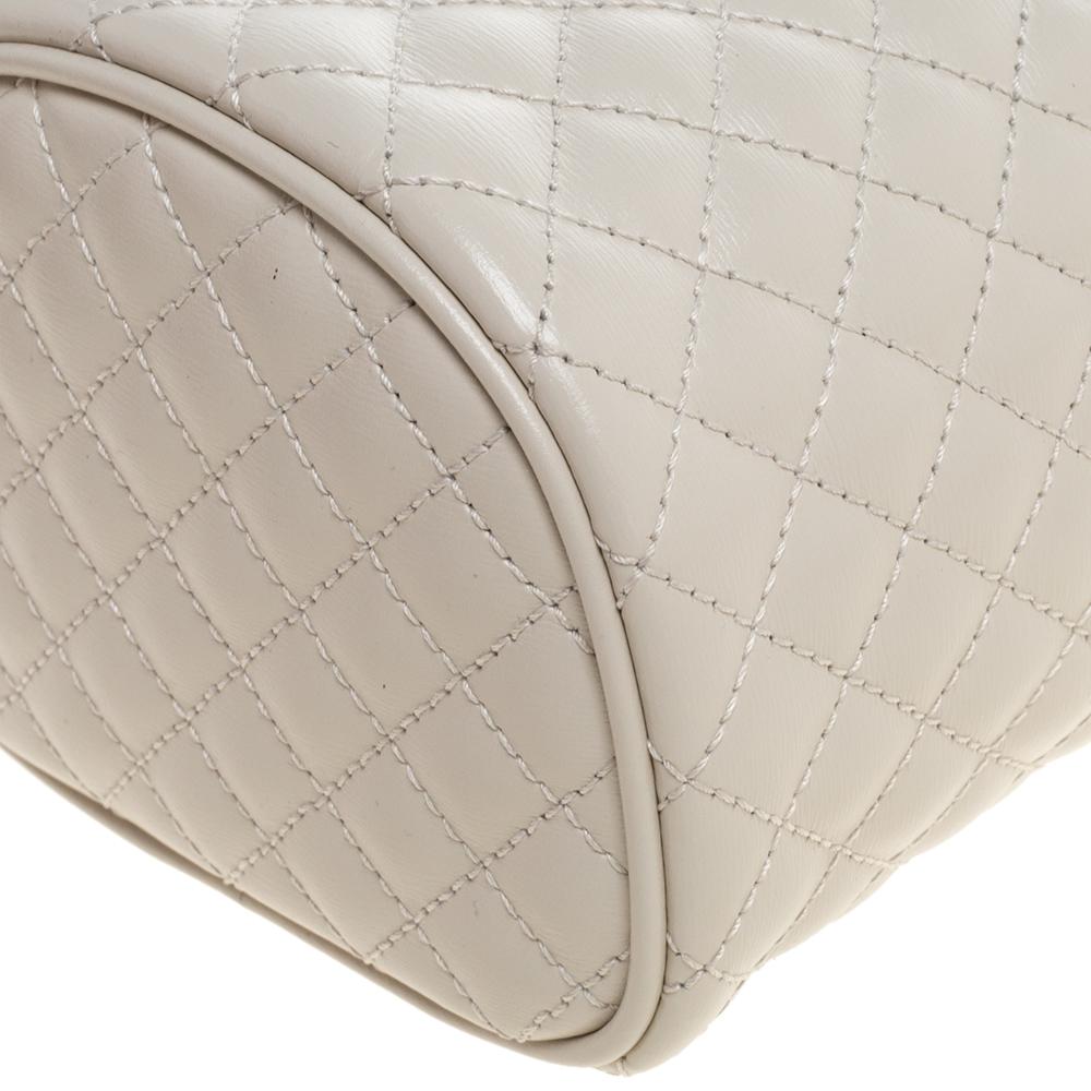 Gucci White Quilted Leather Trapuntata Convertible Belt Bag 3