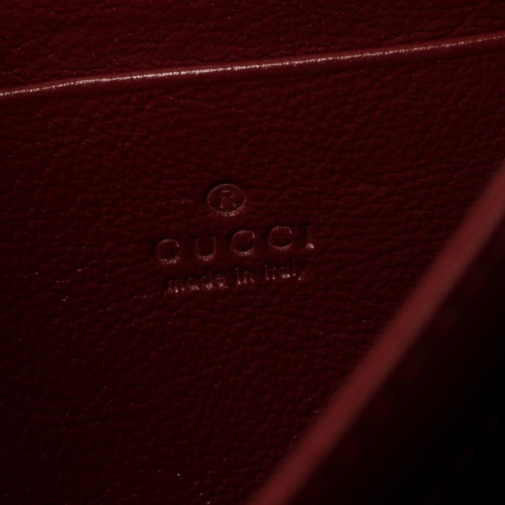 Gucci White/Red Tweed and Leather Mini Dionysus Shoulder Bag 4