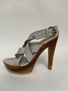 Gucci white sandals