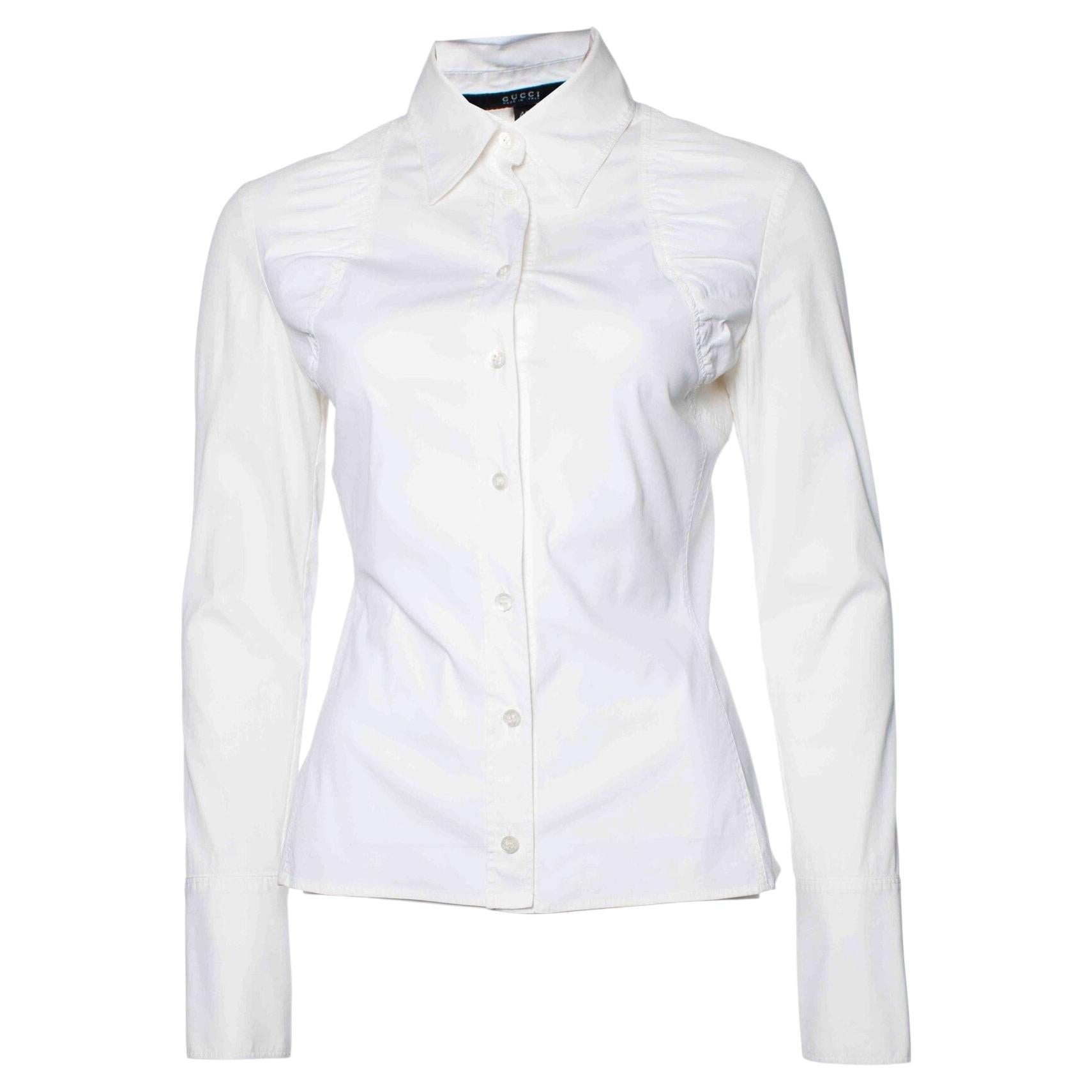 Gucci, camicia bianca