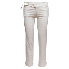 Gucci - Pantalon blanc à jambes droites