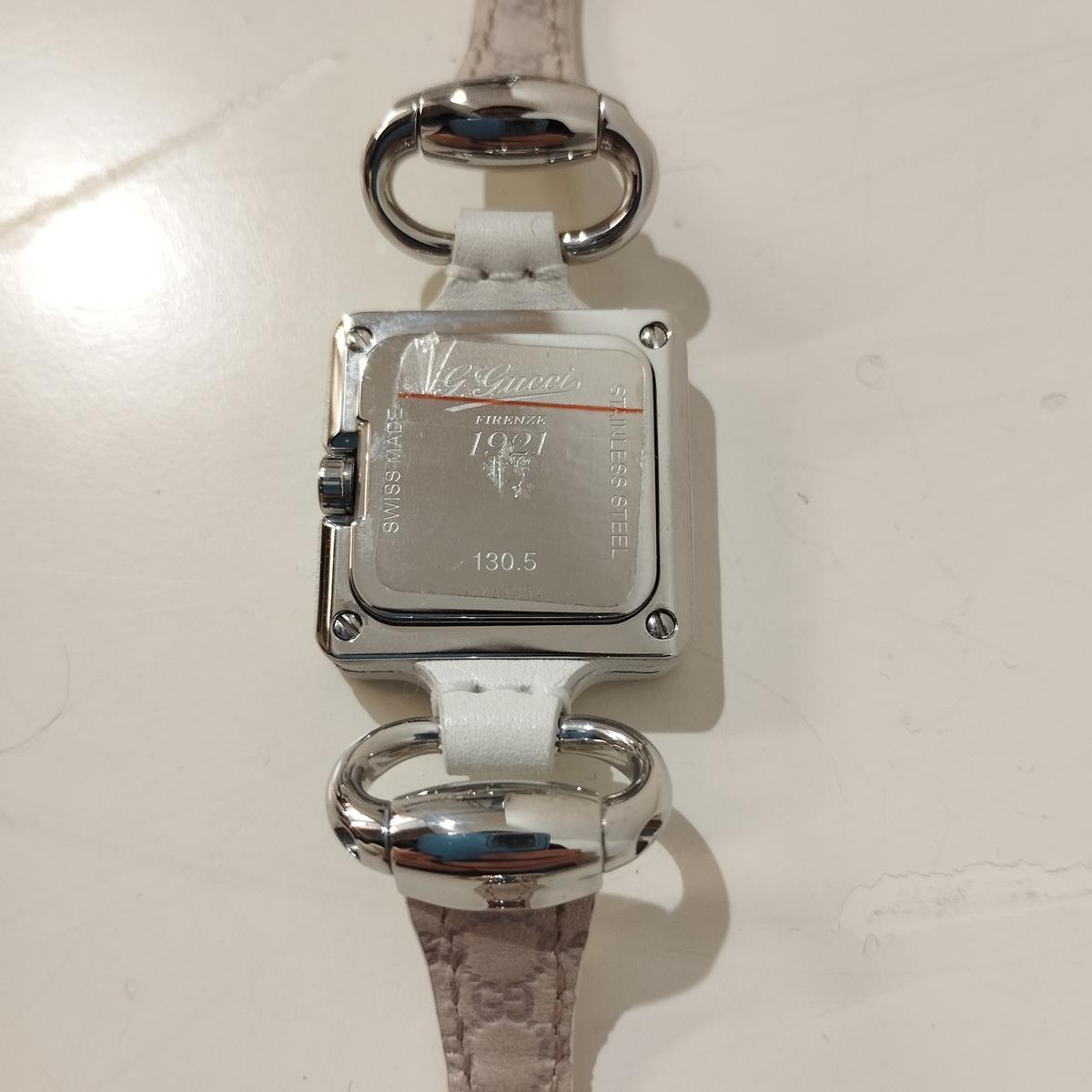 Gucci White Watch YA130404 For Sale 1