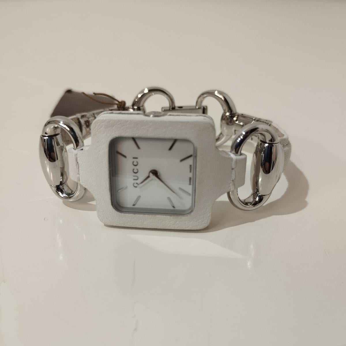 Gucci White Watch YA130404 For Sale 2