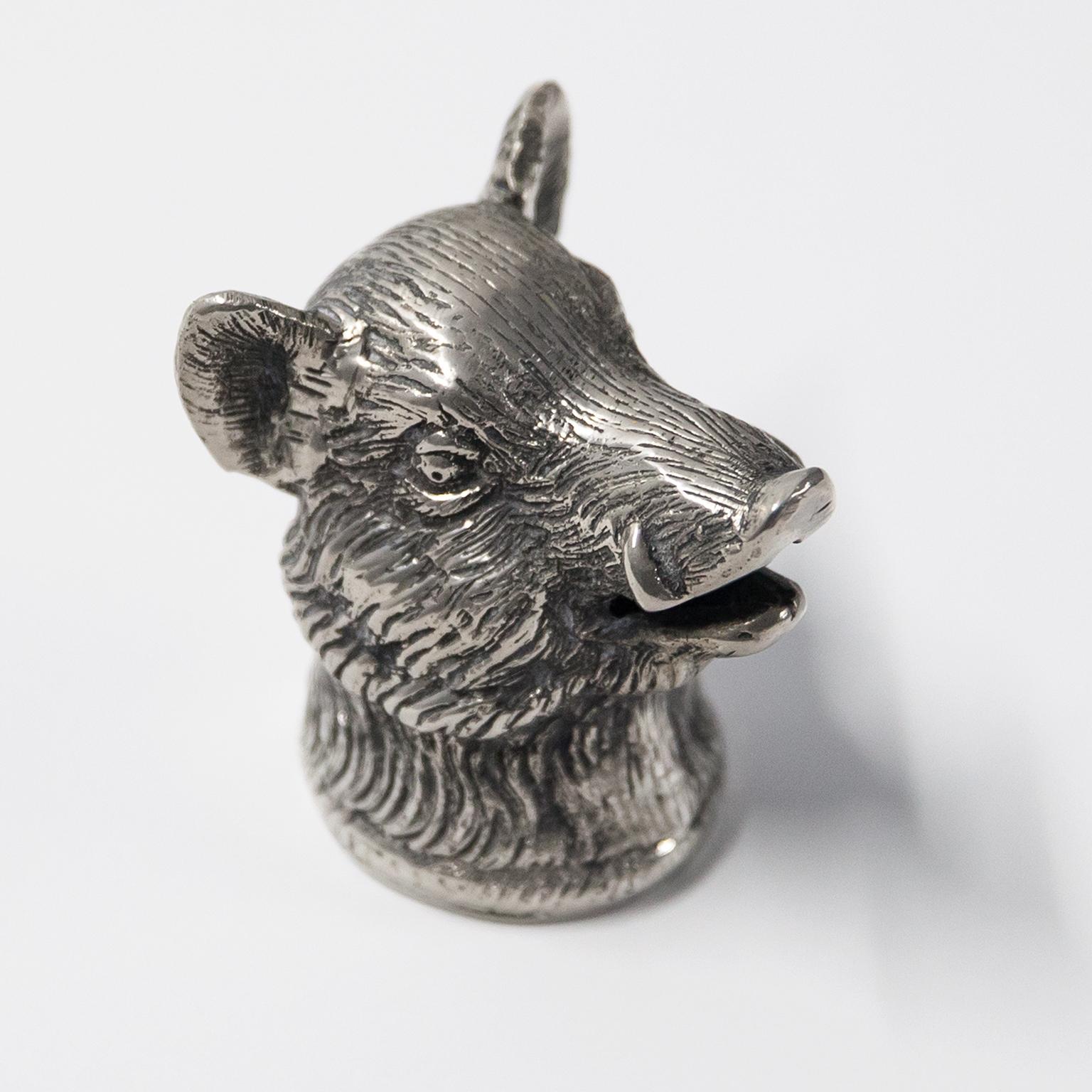 Italian Gucci Wild Boar Bottle Opener 1970s