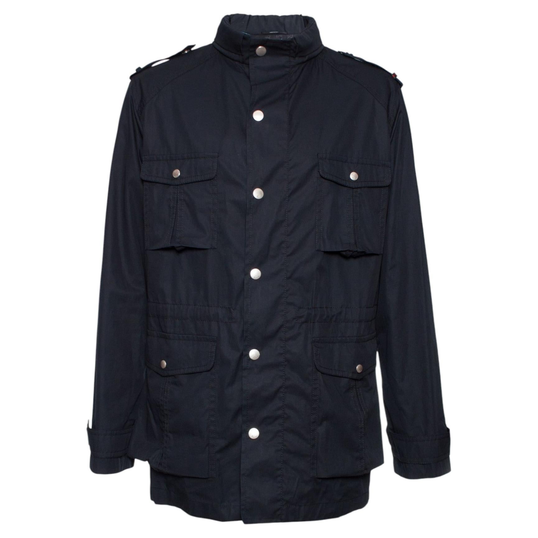 Gucci, Wind jacket with hidden hood For Sale