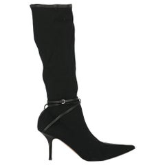 Gucci Woman Ankle boots Black Synthetic Fibers IT 40
