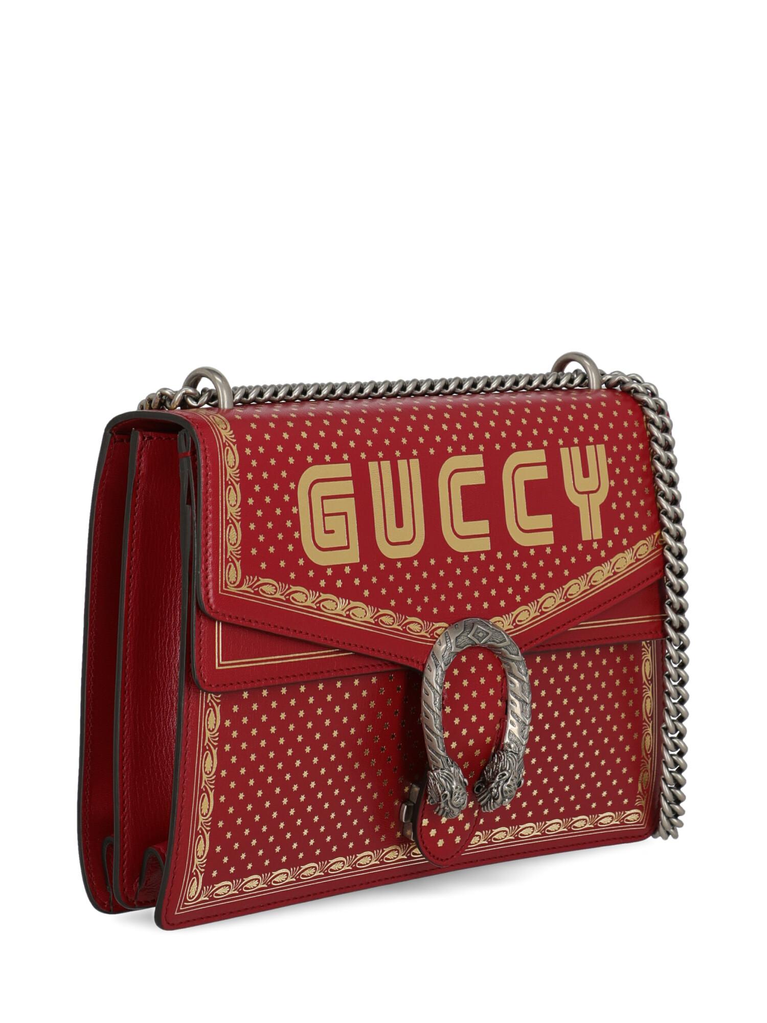 Brown Gucci Woman Dionysus Gold, Red 