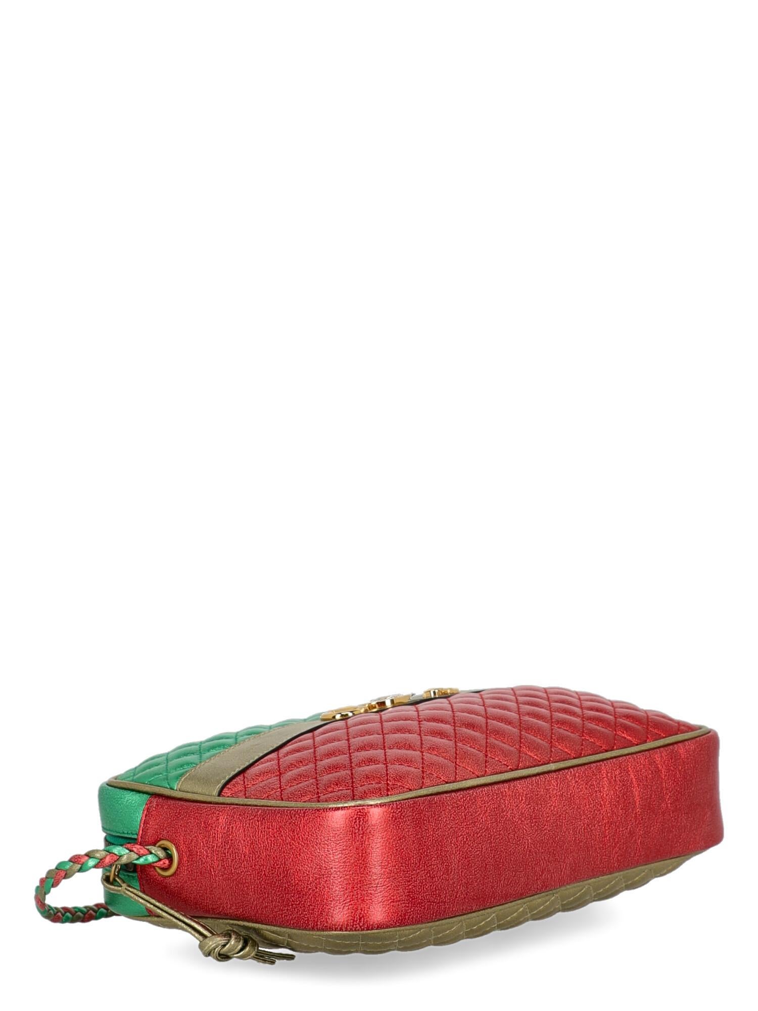 Women's Gucci Woman Shoulder bag  Green Leather For Sale
