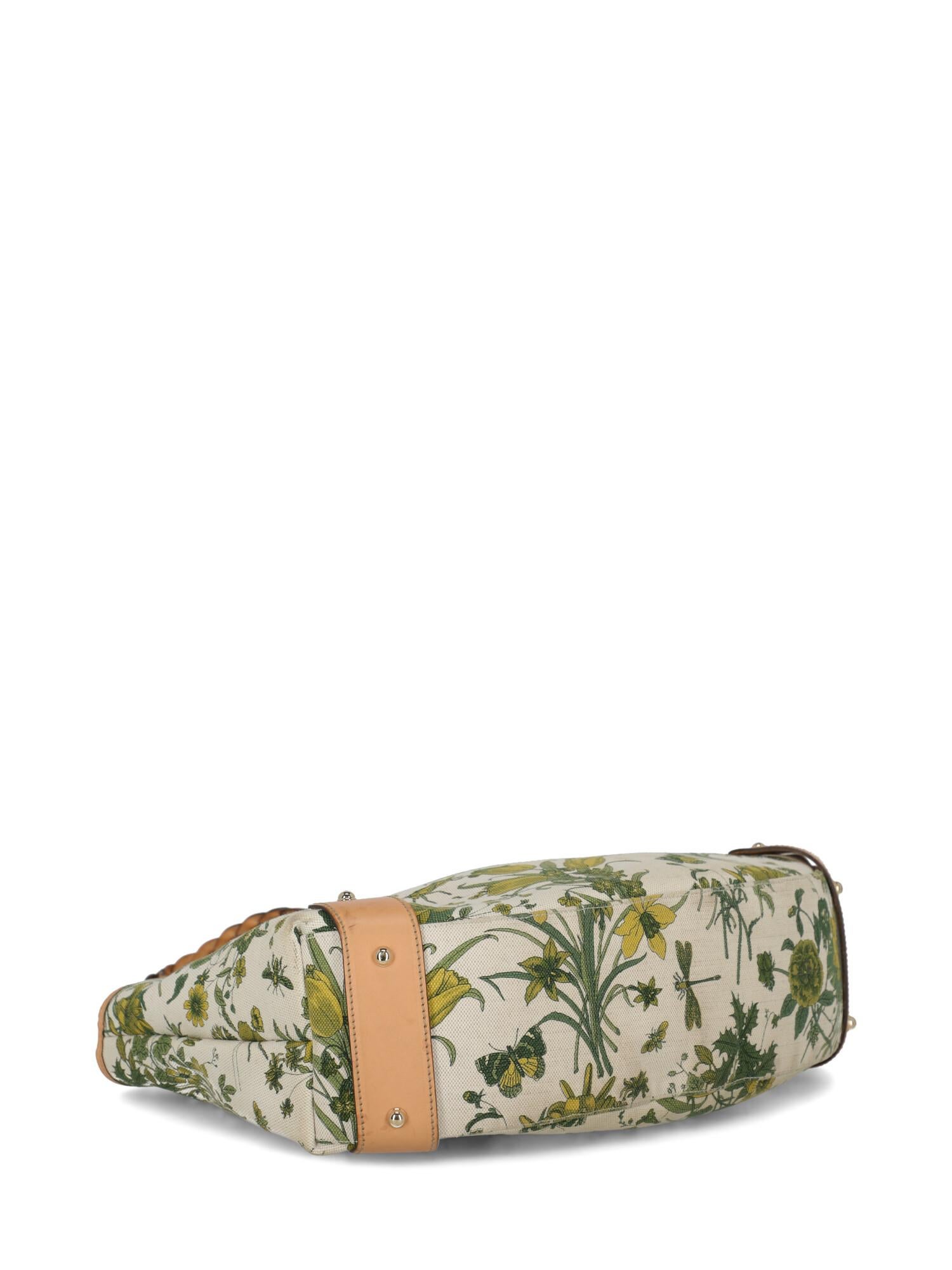 Gucci Woman Shoulder bag Pelham Beige Cotton In Good Condition For Sale In Milan, IT