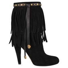 Gucci Women Ankle boots Black Leather EU 41