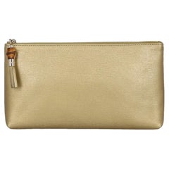 Gucci  Women   Handbags  Bamboo Gold Leather 