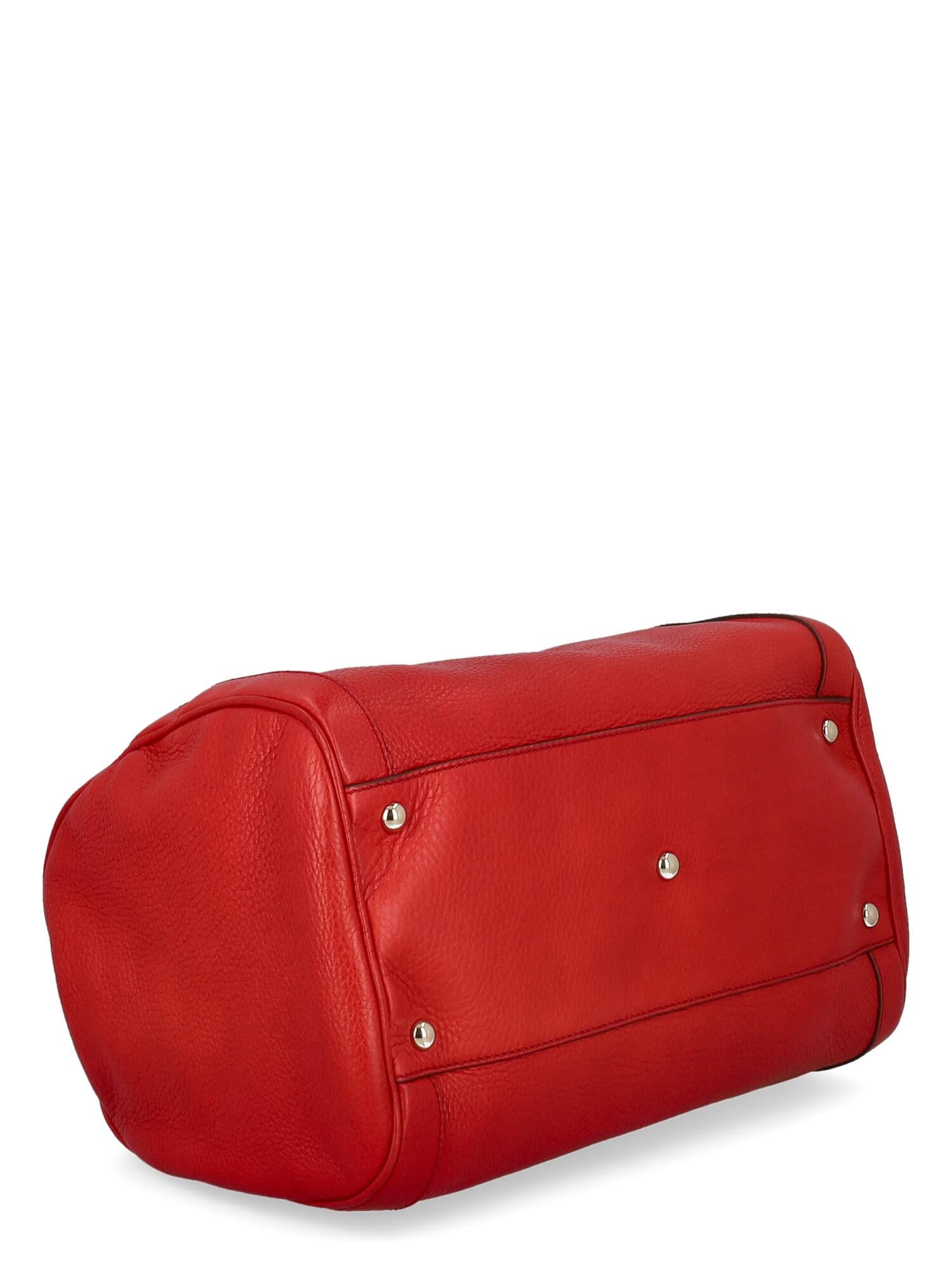 Women's Gucci Women Handbags Boston Red Leather  For Sale