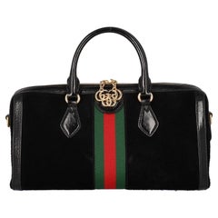 Gucci Women Handbags Ophidia Black, Green, Red Leather 