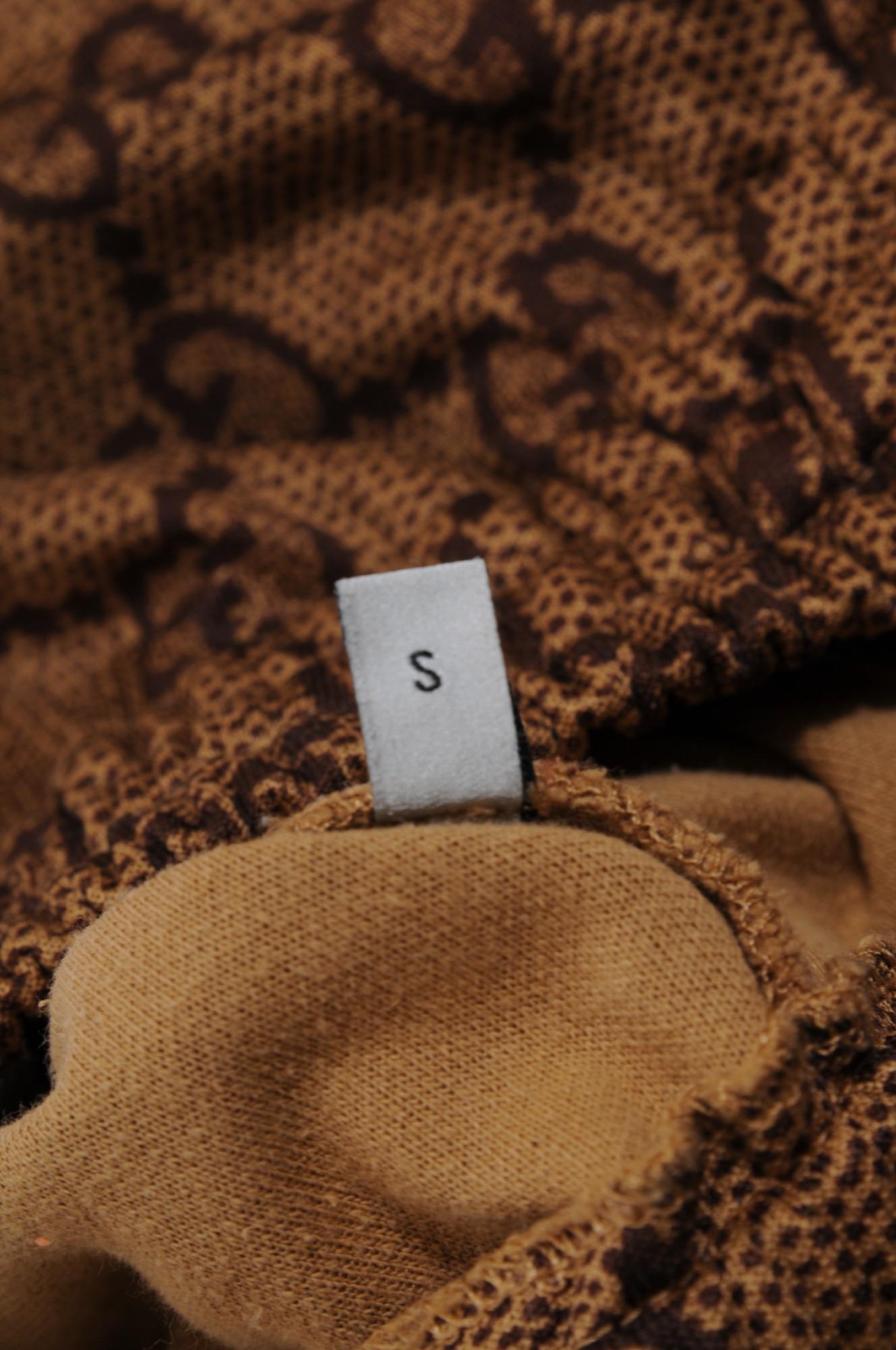 Gucci Mujer Entrelazado G Joggers Talla Pequeña Marrón Algodón GG Supreme Trackpants en venta 4